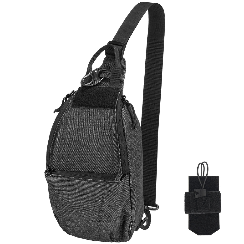 XPREX Denim Sling Bag with Removable Holster