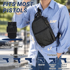 XPREX Denim Sling Bag with Removable Holster