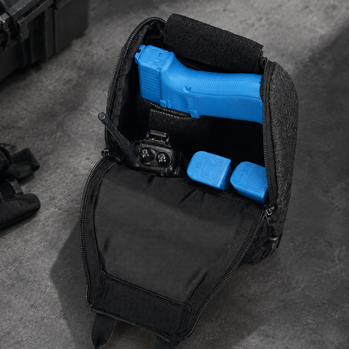 XPREX Denim Sling Bag with Removable Holster