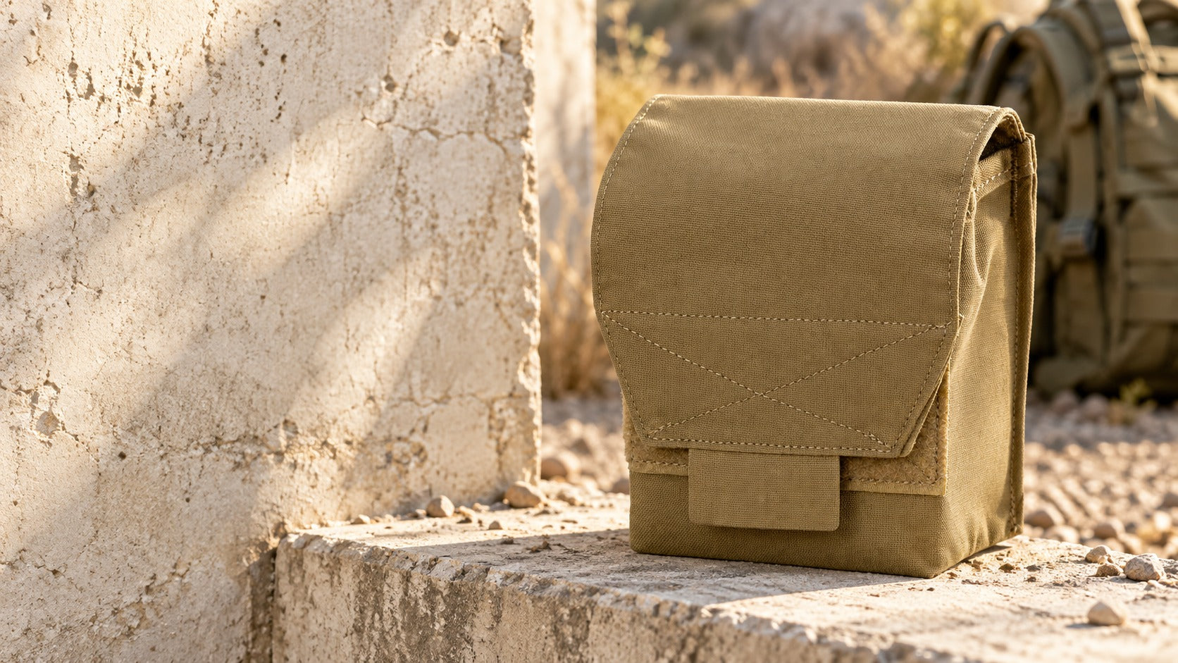 XPREX GP pouch in a sunlit outdoor setting